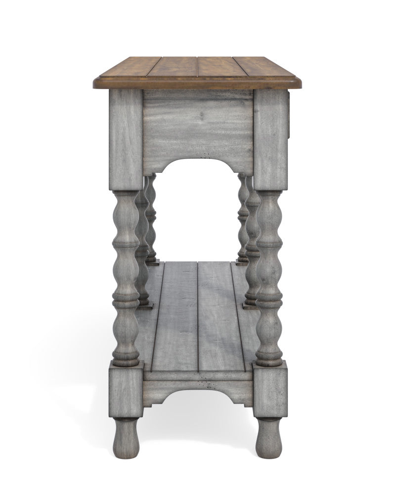 Plymouth Sofa Table - Gray, Brown