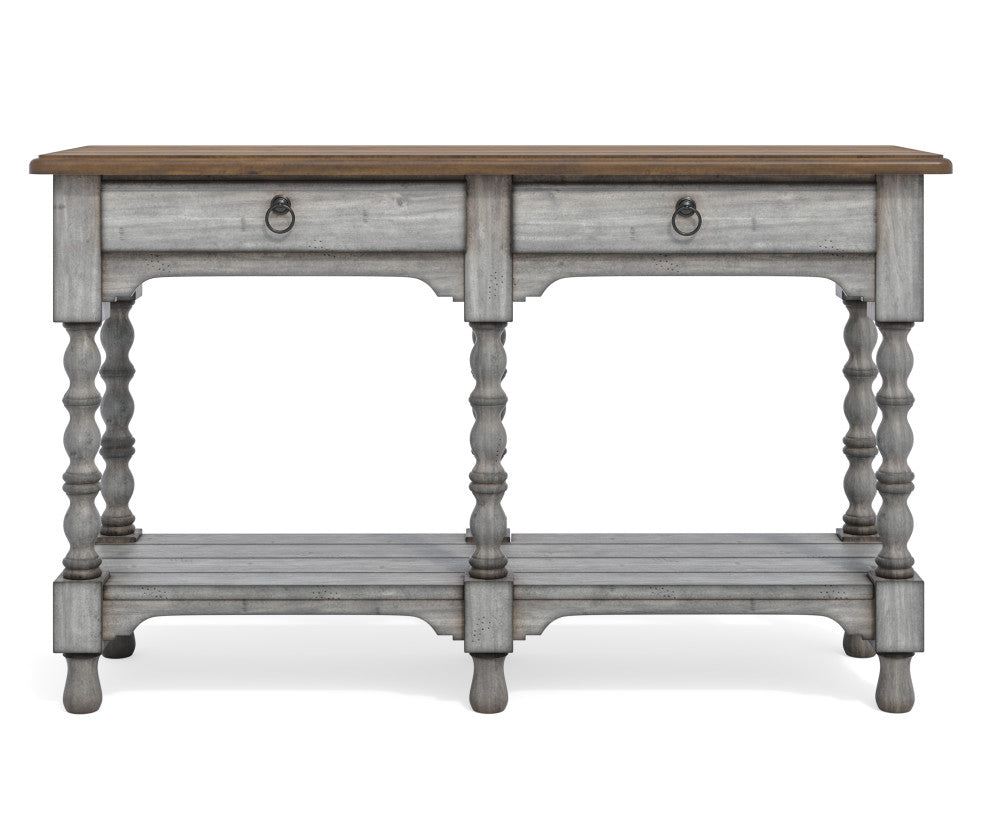 Plymouth Sofa Table - Gray, Brown