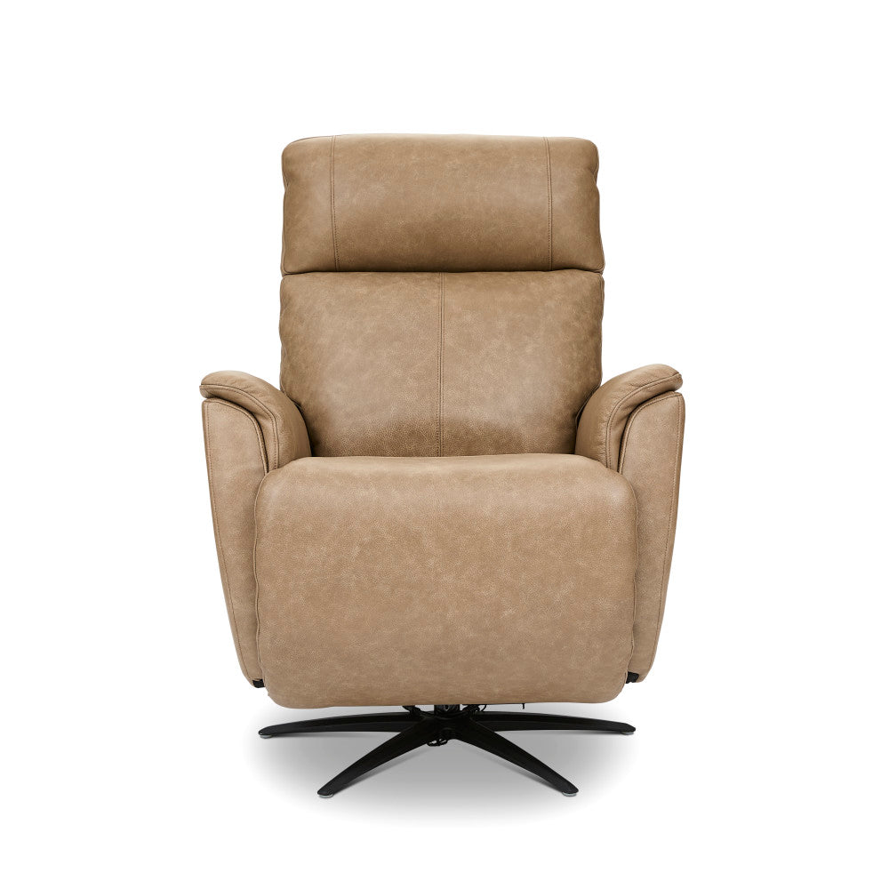 Cove Power Swivel Recliner with Power Headrest, Lumbar, Heat, & Massage - Leather 896-80