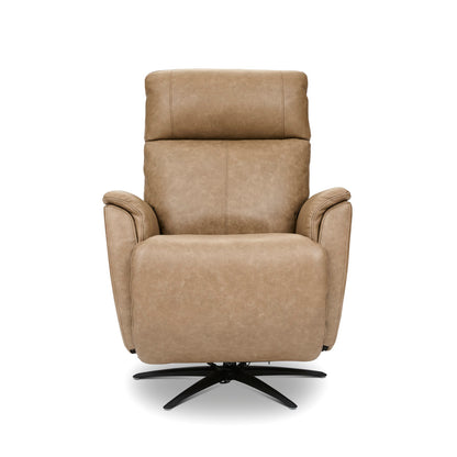 Cove Power Swivel Recliner with Power Headrest, Lumbar, Heat, & Massage - Leather 896-80