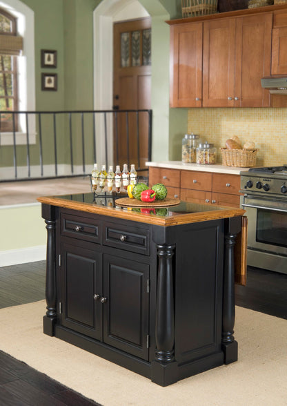 Monarch Kitchen Island - Black - 5000000100