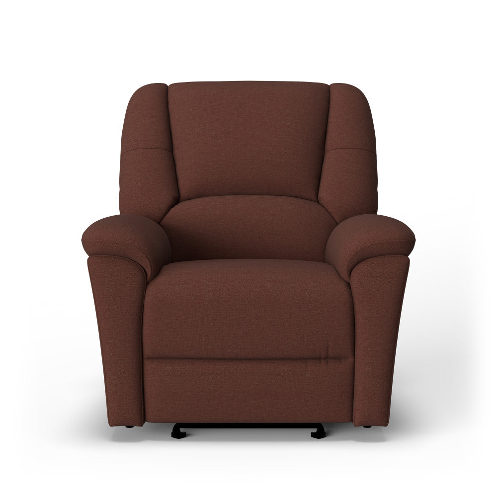 Plush Power Gliding Recliner with Power Headrest & Lumbar - Fabric 309-02
