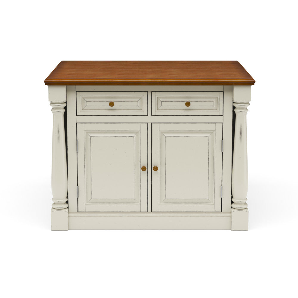 Monarch Kitchen Island - Off-White
