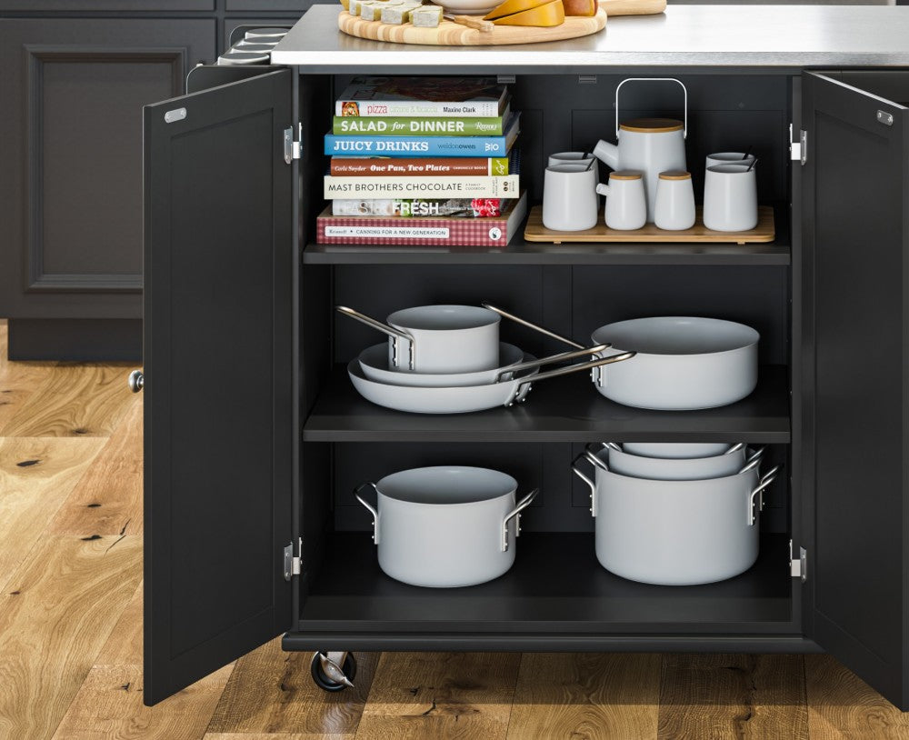Dolly Madison Kitchen Cart - Black - 5000000011
