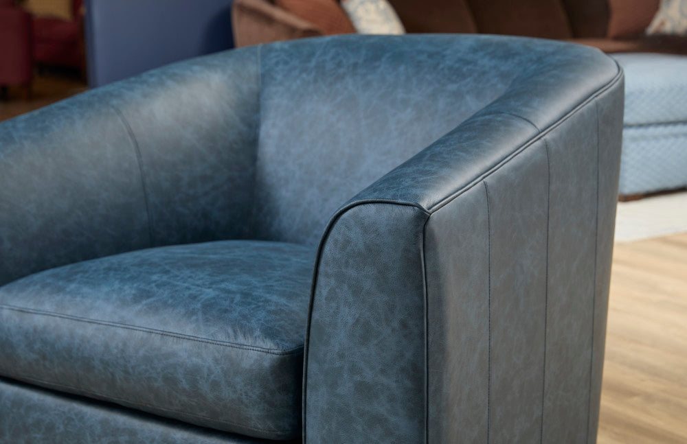 Jewel Swivel Chair - Leather 527-40