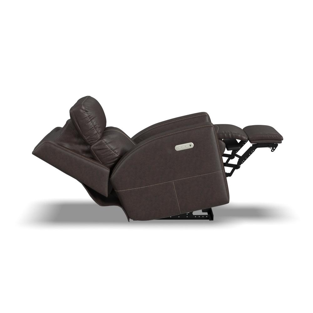 Score Power Recliner with Power Headrest & Lumbar - Leather 654-70