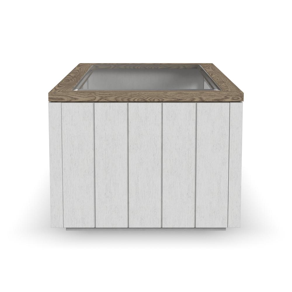 Melody Rectangular Coffee Table with Casters - Default Title