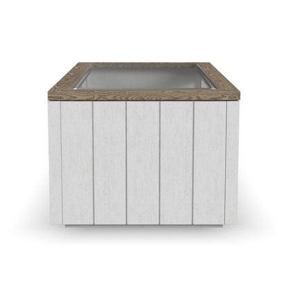 Melody Rectangular Coffee Table with Casters - Default Title