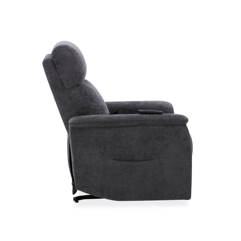 Luma Petite Petite Power Lift Recliner with Power Headrest, Lumbar, Heat & Massage - Fabric 428-02