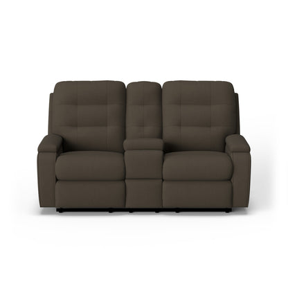 Kerrie Power Reclining Loveseat with Console - Default Title