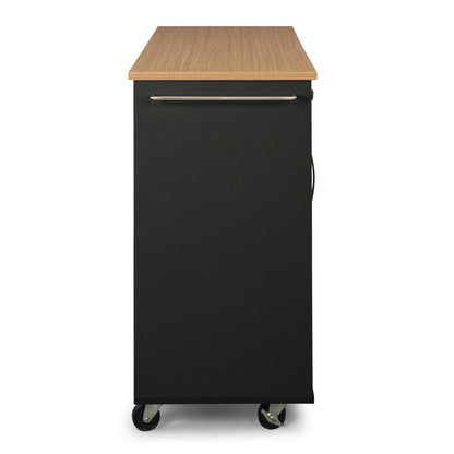 Storage Plus Kitchen Cart - Black