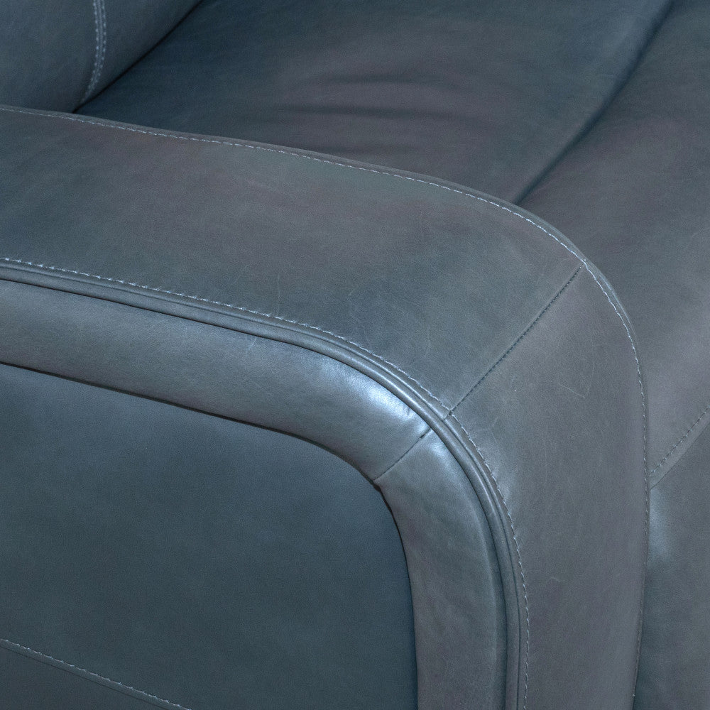 Oasis Power Recliner with Power Headrest, Lumbar, Heat & Massage - Leather 734-40