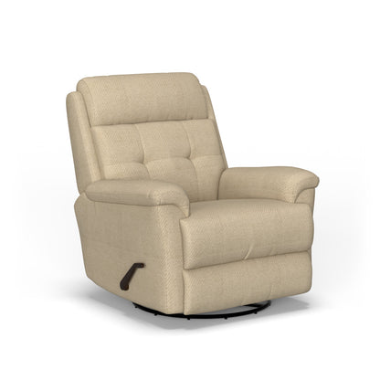Sophisticated Swivel Gliding Recliner - Fabric 193-40
