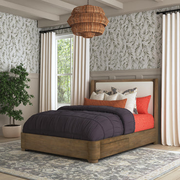 Normandy Queen Upholstered Storage Bed - Default Title