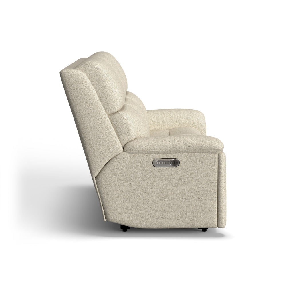 Porter Power Reclining Sofa with Console, Power Headrests & Lumbar - Fabric 365-80