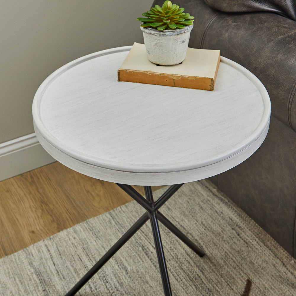 Melody Round End Table - Default Title