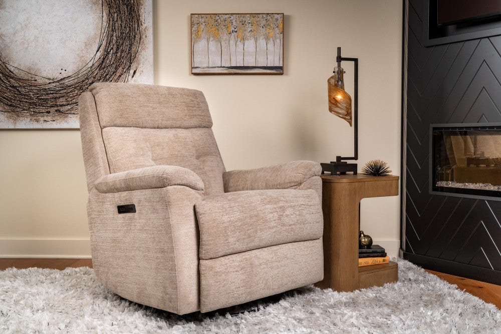 Sophisticated Perfect Match Power Swivel Gliding Recliner with Power Headrest & Lumbar - Default Title