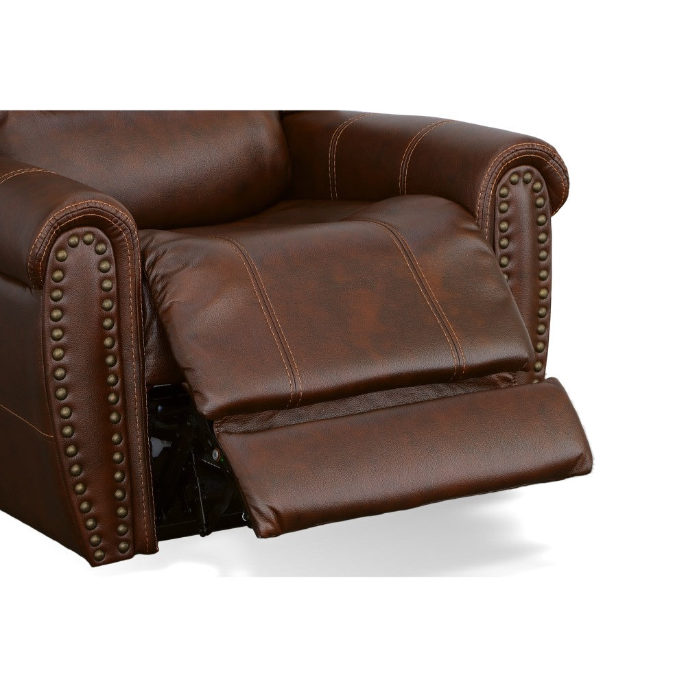 Oscar Power Recliner with Power Headrest - Fabric 629-72