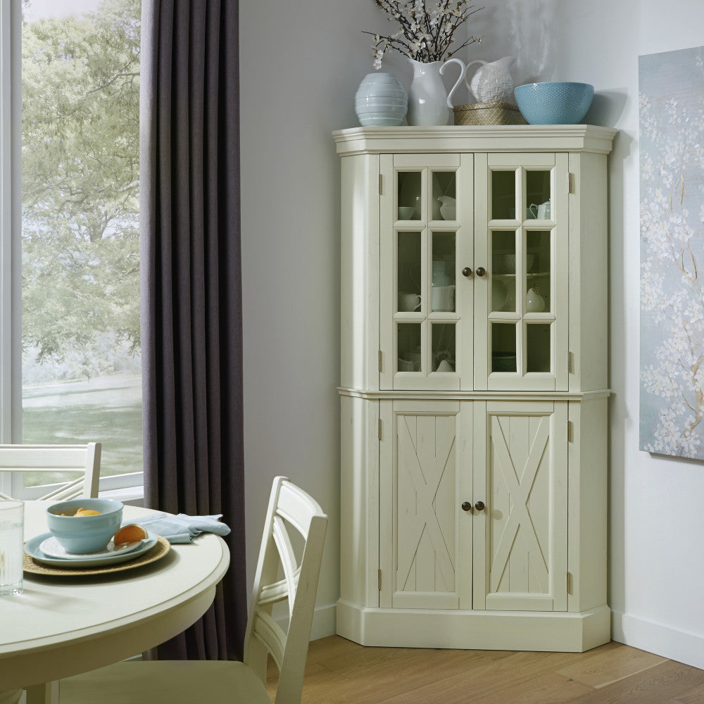 Seaside Lodge Corner China Cabinet - Default Title