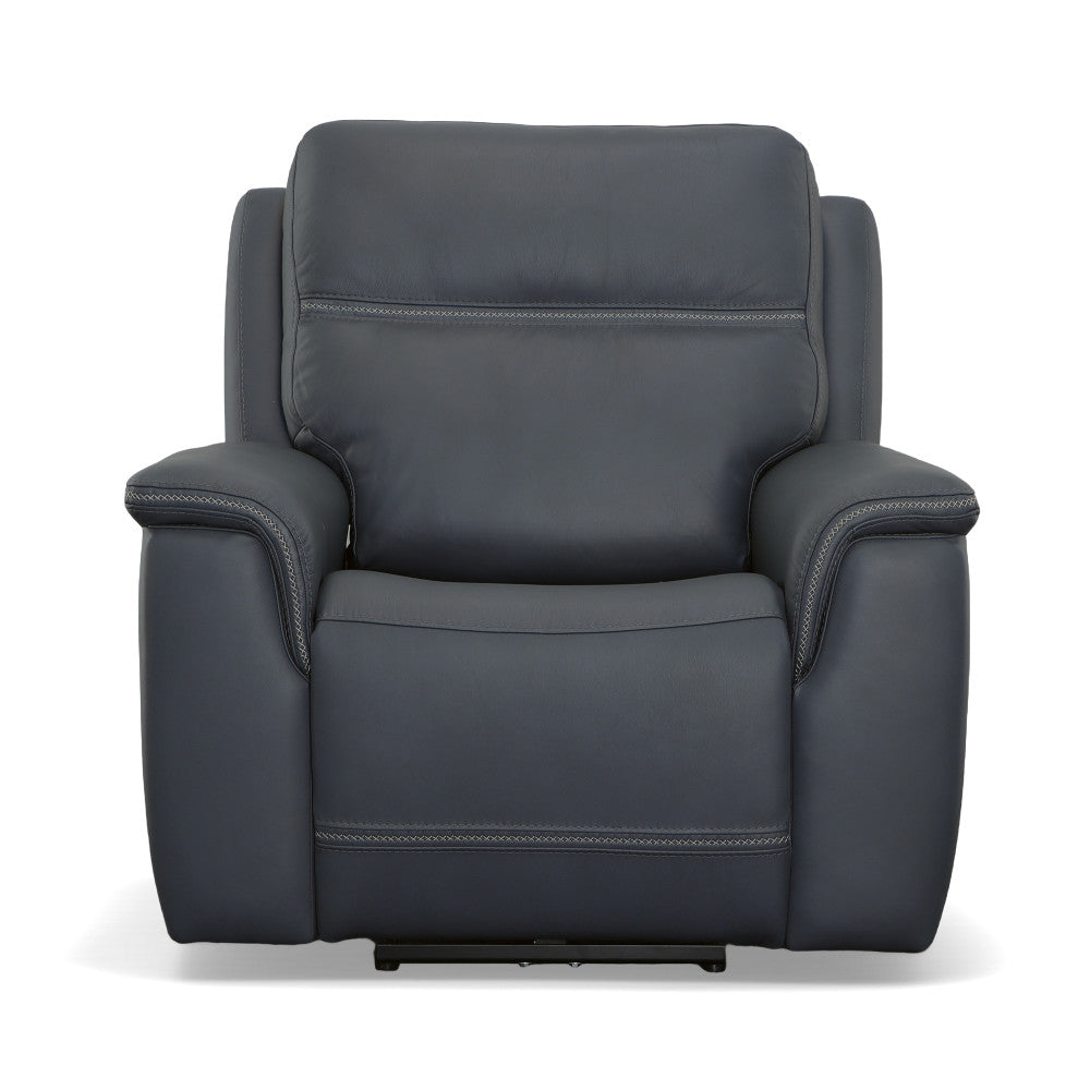 Sawyer Power Recliner with Power Headrest & Lumbar - Leather 009-42