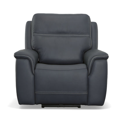 Sawyer Power Recliner with Power Headrest & Lumbar - Leather 009-42