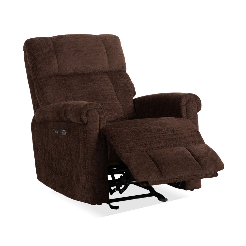 Classic Power Gliding Recliner with Power Headrest & Lumbar - Fabric 410-70