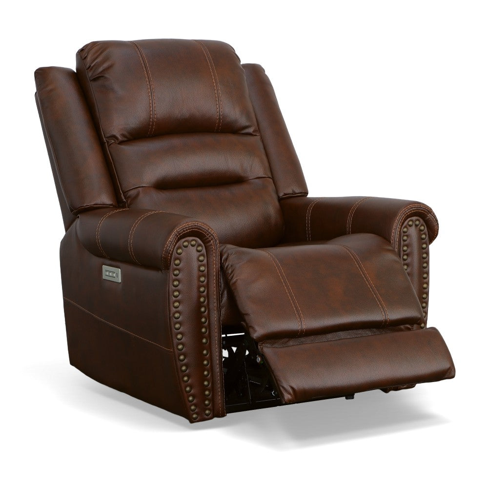 Oscar Power Recliner with Power Headrest - Fabric 629-72
