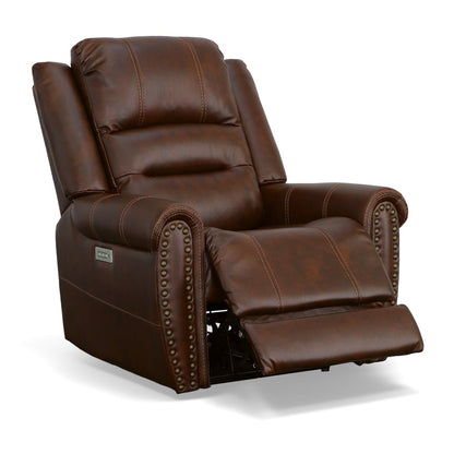 Oscar Power Recliner with Power Headrest - Fabric 629-72