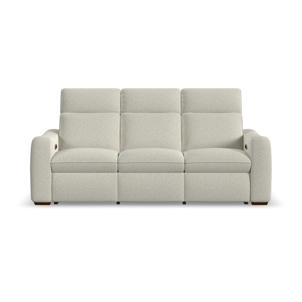 Ava Power Reclining Sofa with Power Headrest & Lumbar - Fabric 157-81