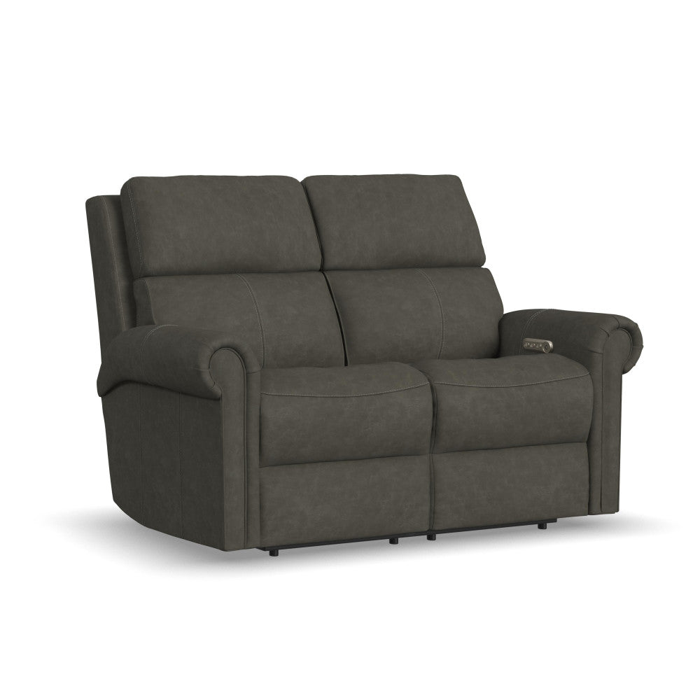 Bernard Collection - Power Reclining Loveseat with Power Headrests & Lumbar