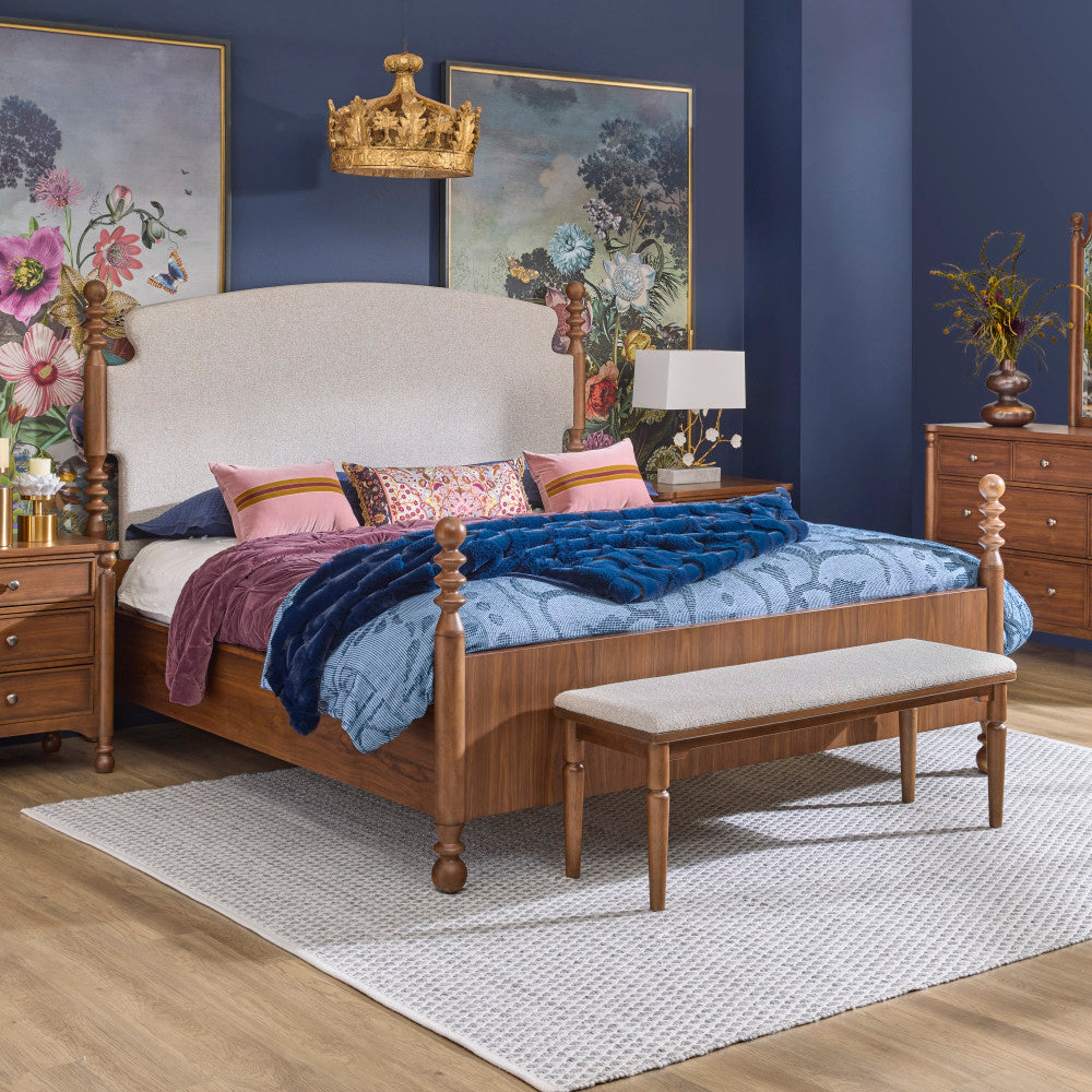 Azalea King Upholstered Bed - Default Title