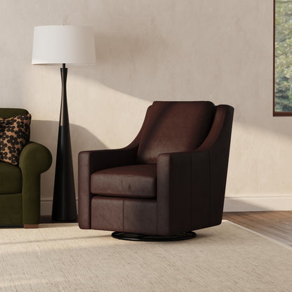 Murph Swivel Chair - Leather 740-70