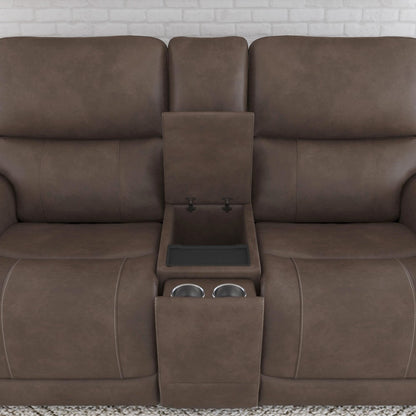 Carter Collection - Power Reclining Loveseat with Console & Power Headrests & Lumbar