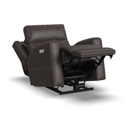 Score Power Recliner with Power Headrest & Lumbar - Leather 654-70